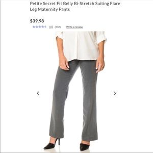 Maternity Pants. Gray